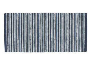 Tappeto Passatoia Cucina Corsia Retro Antiscivolo Disegno Laos By Suardi - 55x140 - Blu