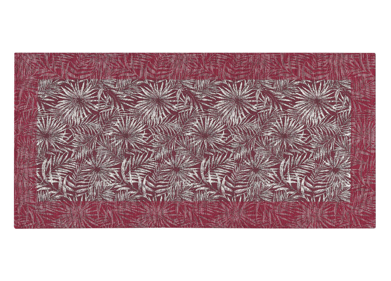Tappeto Passatoia Cucina Corsia Retro Antiscivolo Disegno Malesia By Suardi - 55x280 - Magenta