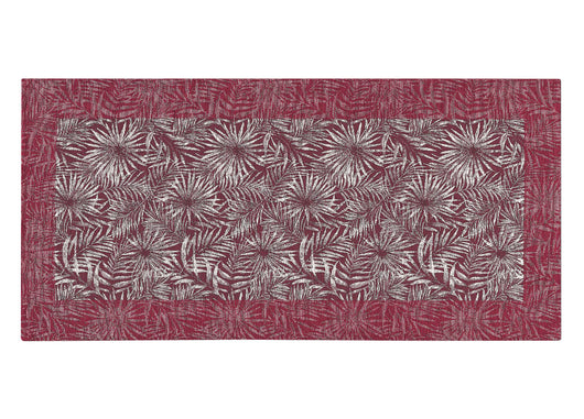 Tappeto Passatoia Cucina Corsia Retro Antiscivolo Disegno Malesia By Suardi - 55x280 - Magenta