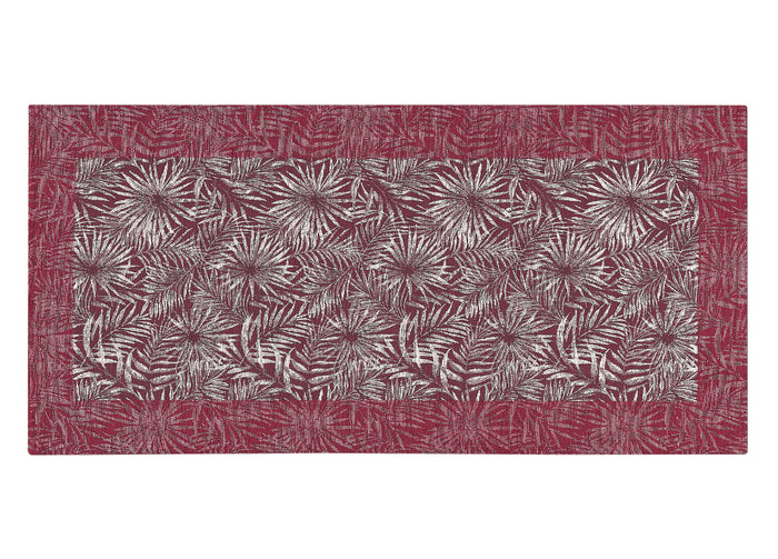 Tappeto Passatoia Cucina Corsia Retro Antiscivolo Disegno Malesia By Suardi - 55x280 - Magenta