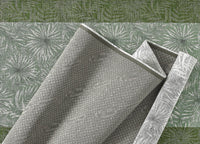 Tappeto Passatoia Cucina Corsia Retro Antiscivolo Disegno Malesia By Suardi - 55x140 - Verde