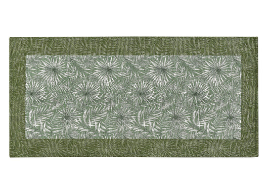 Tappeto Passatoia Cucina Corsia Retro Antiscivolo Disegno Malesia By Suardi - 55x140 - Verde