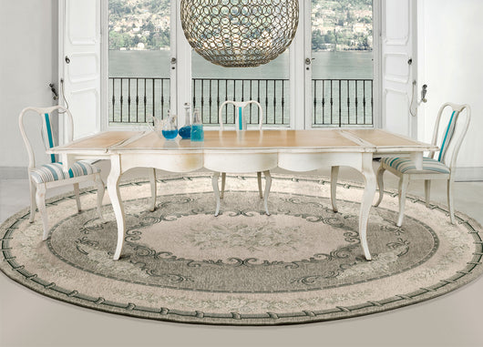 Tappeto Velour Antiscivolo Disegno Operà By Suardi - 65x110(2Tappeti) - Tortora