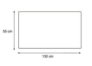 Tappeto Casa Bagno Cotone Spugna Morbida Tinta Unita Antiscivolo Sirio Castoro - 55x130 - Castoro