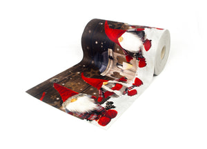 Tappeto Passatoia Cucina Antiscivolo Sottolavello Digitale Disegni Natalizi - 50x500 - Elfo Neve