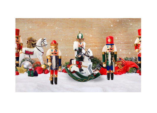 Tappeto Passatoia Cucina Antiscivolo Sottolavello Digitale Disegni Natalizi - 50x320 - Schiaccianoci Tx