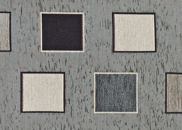 Tappeto Passatoia Runner Cucina Antiscivolo Lavabile Disegno Square Suardi - 55x240 - Grigio