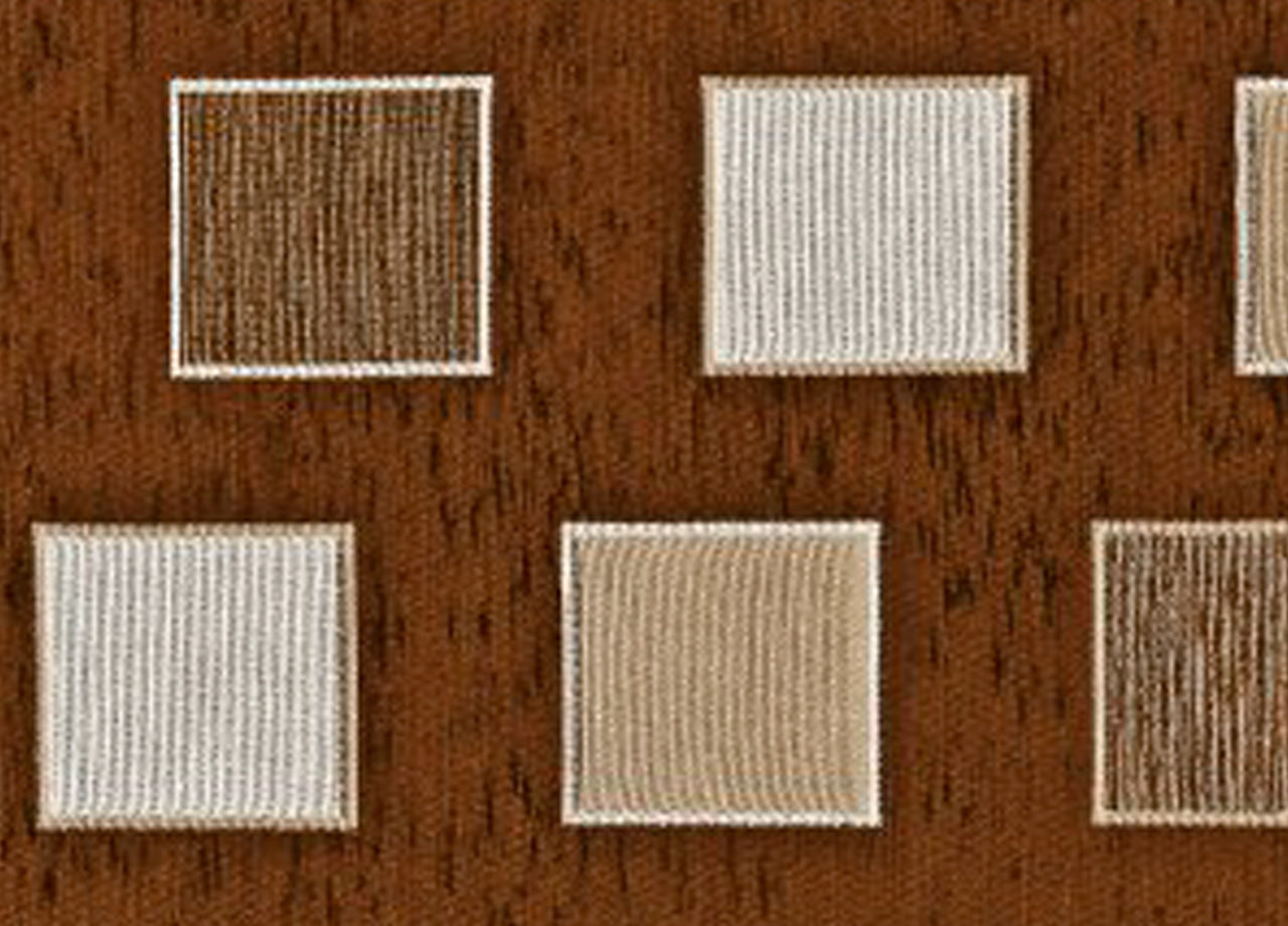 Tappeto Passatoia Runner Cucina Antiscivolo Lavabile Disegno Square Suardi - 55x190 - Marrone