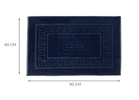 Tappeto Da Bagno Disegno Torino Colore Blu Notte - 60x90 - Blu Notte