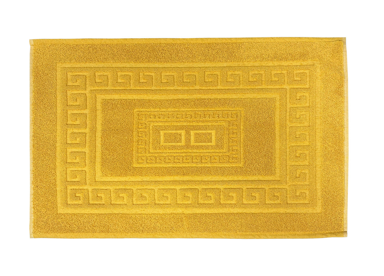 Tappeto Da Bagno Disegno Torino Colore Senape - 60x180 - Senape