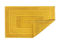 Tappeto Da Bagno Disegno Torino Colore Senape - Par 3Pezzi - Senape