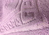 Tappeto Da Bagno Disegno Torino Colore Lilla - Par 3Pezzi - Lilla