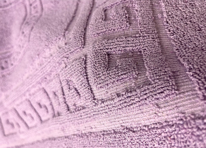 Tappeto Da Bagno Disegno Torino Colore Lilla - 60x90 - Lilla