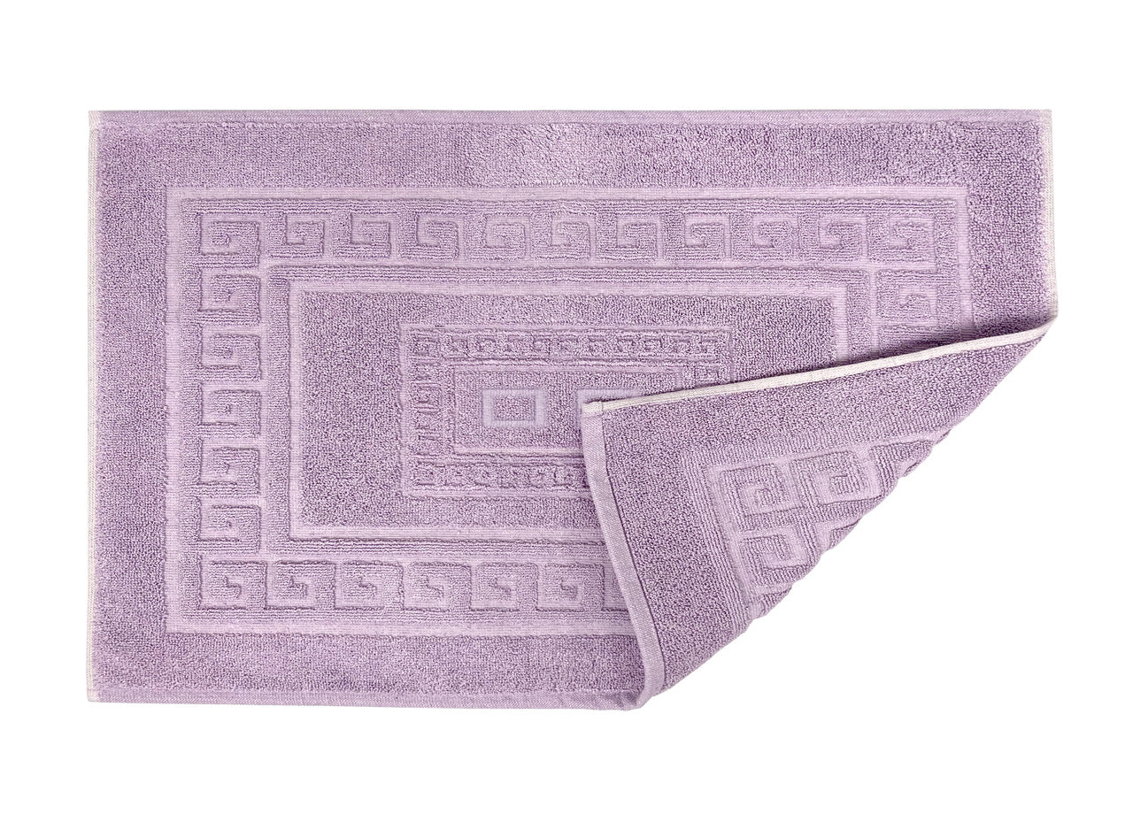 Tappeto Da Bagno Disegno Torino Colore Lilla - 60x180 - Lilla