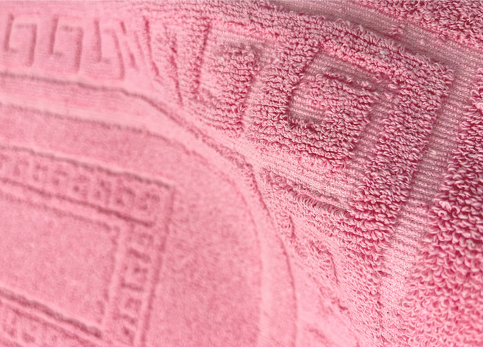 Tappeto Da Bagno Disegno Torino Colore Rosa - 45x60 - Rosa