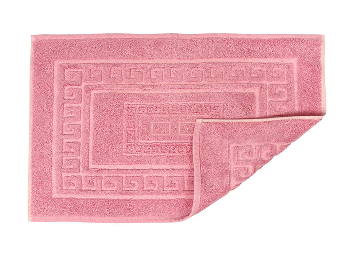 Tappeto Da Bagno Disegno Torino Colore Rosa - 45x60 - Rosa