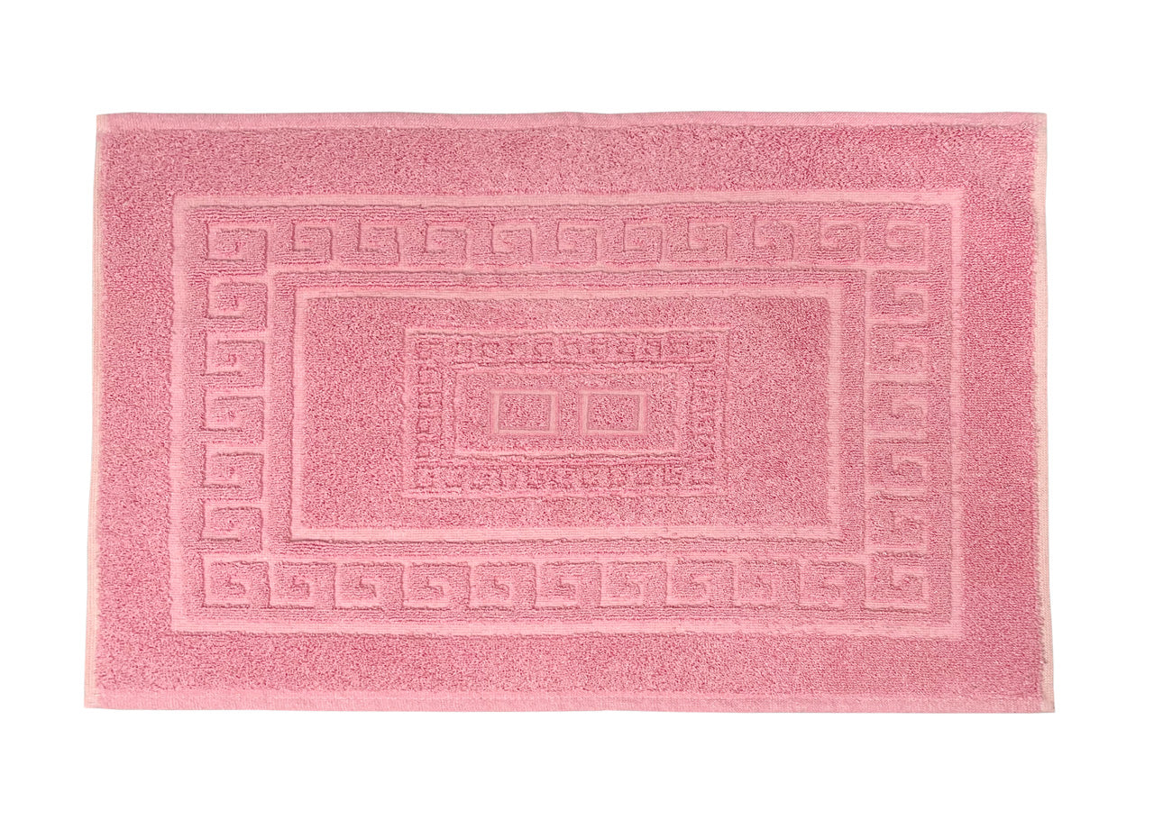 Tappeto Da Bagno Disegno Torino Colore Rosa - 45x60 - Rosa
