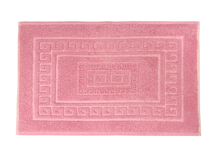 Tappeto Da Bagno Disegno Torino Colore Rosa - 45x60 - Rosa