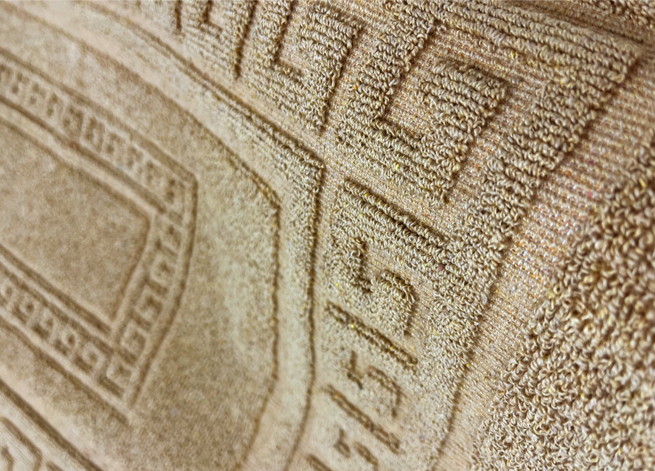 Tappeto Da Bagno Disegno Torino Colore Beige - 60x90 - Beige