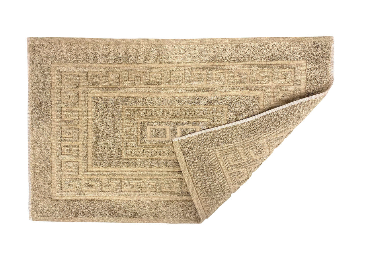 Tappeto Da Bagno Disegno Torino Colore Beige - 60x90 - Beige