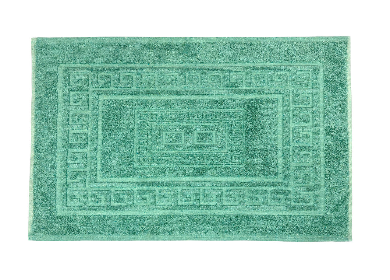 Tappeto Da Bagno Disegno Torino Colore Verde - 60x180 - Verde