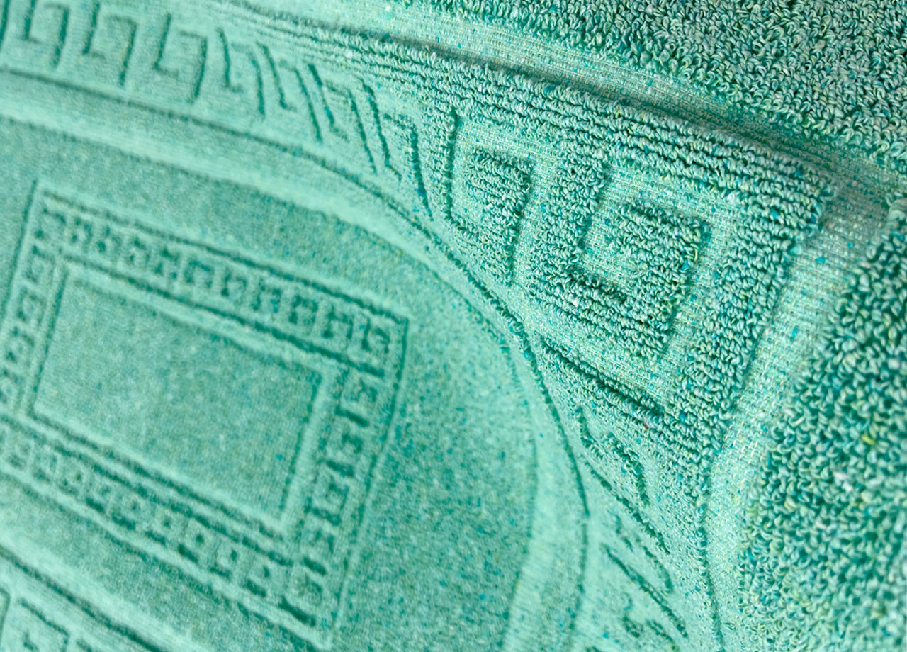 Tappeto Da Bagno Disegno Torino Colore Verde - 60x120 - Verde