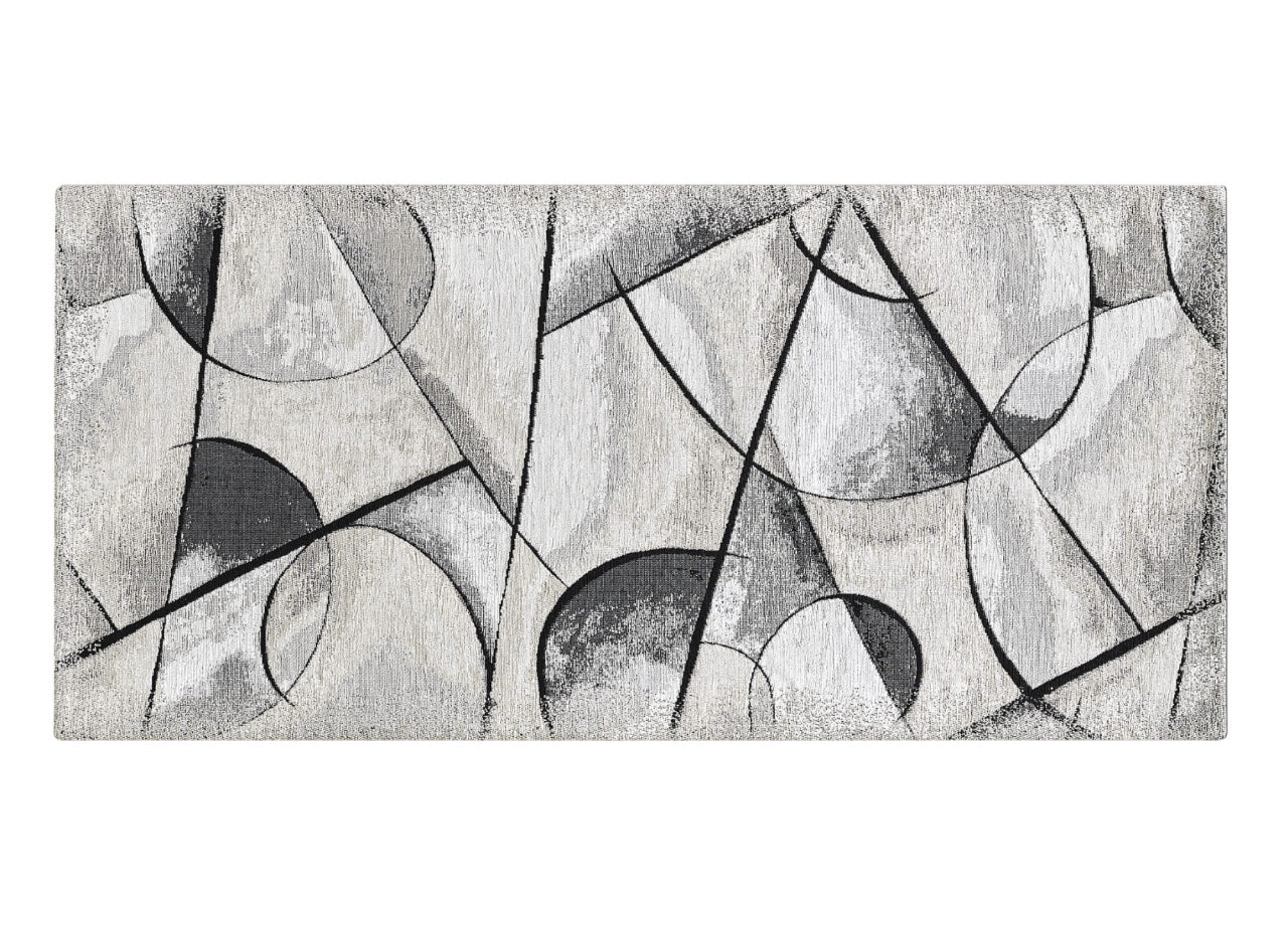 Tappeto Passatoia Cucina Corsia Retro Antiscivolo Disegno Universo By Suardi - 55x140 - Grigio