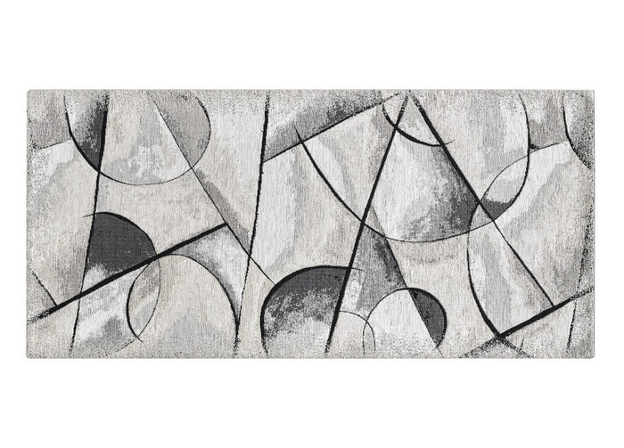 Tappeto Passatoia Cucina Corsia Retro Antiscivolo Disegno Universo By Suardi - 55x140 - Grigio