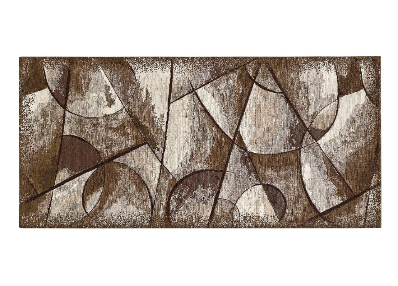 Tappeto Passatoia Cucina Corsia Retro Antiscivolo Disegno Universo By Suardi - 55x280 - Marrone