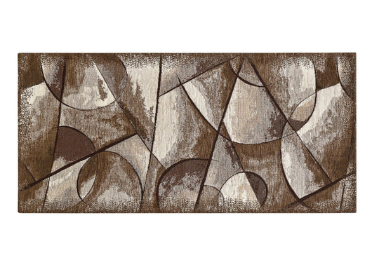 Tappeto Passatoia Cucina Corsia Retro Antiscivolo Disegno Universo By Suardi - 55x280 - Marrone