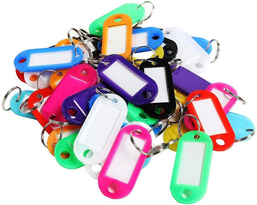 TARGHETTE PER CHIAVI COLORATE CONF PZ 30