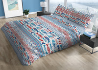 Trapuntino Piumino Estivo Primaverile 100gr/mq Leggero Disegno Pesci - Matrimoniale - Rosso