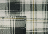 Plaid Divano Tartan Scozzese A Quadri Coperta Inverno Calda Morbida - 1 Piazza - Grigio