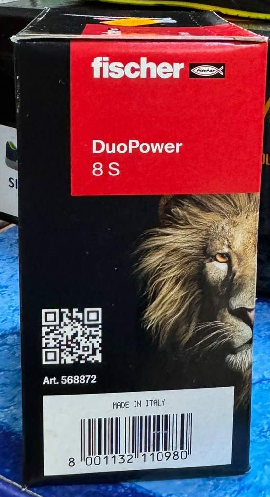 TASSELLO DUOPOWER 8 S – CONF. 100 PZ - FISCHER