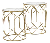 TAVOLINETTI TUNISI COPPIA CM � 42X53-38X47