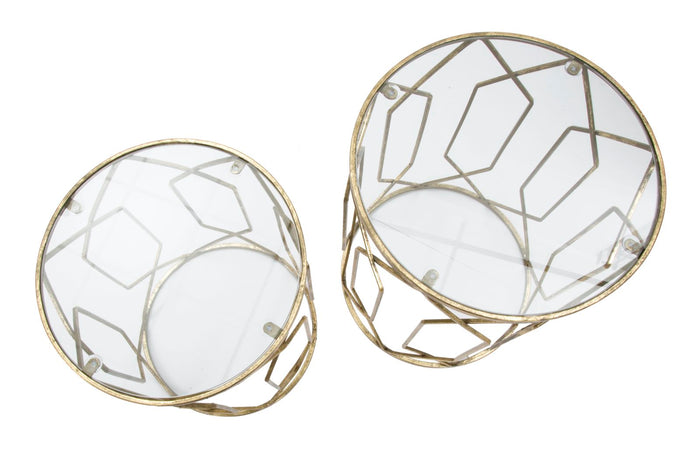 TAVOLINETTI TUNISI COPPIA CM � 42X53-38X47