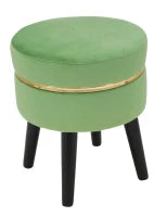 Sgabello Paris Verde Chiaro Ø Cm 35X40.5