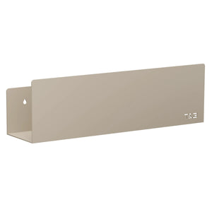 Mensola doccia portaoggetti da 20cm in alluminio beige opaco | Alta