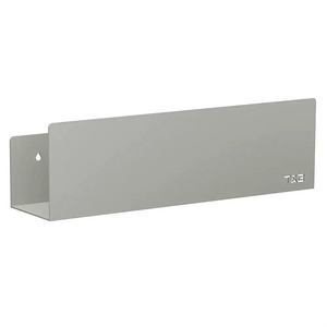 Mensola da bagno in alluminio Grigio con finitura opaca, dimensioni 40 cm | Alta