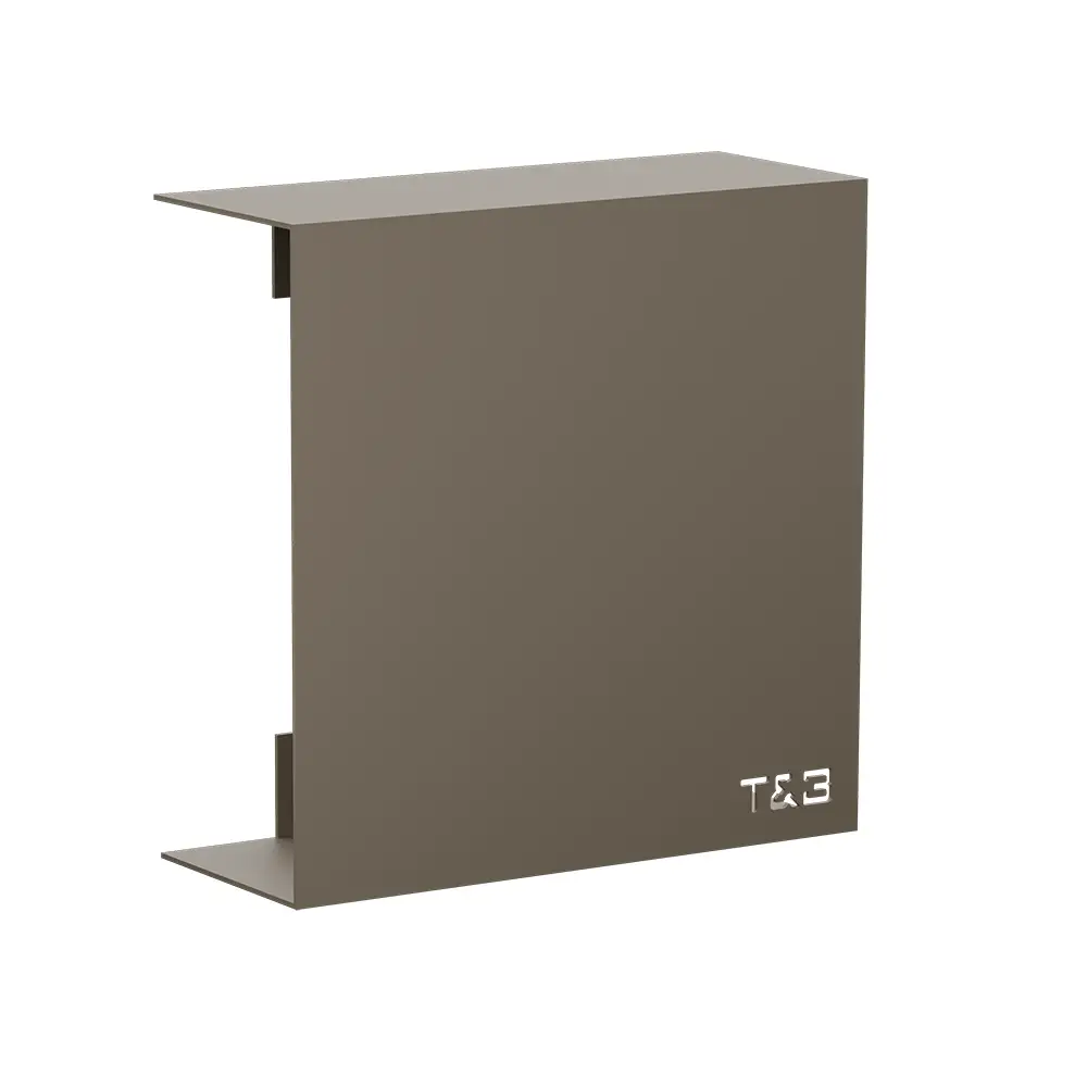 Mensola da doccia portaoggetti in alluminio beige opaco 25x25 cm | Flam