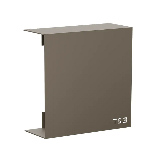 Mensola da doccia portaoggetti in alluminio beige opaco 25x25 cm | Flam