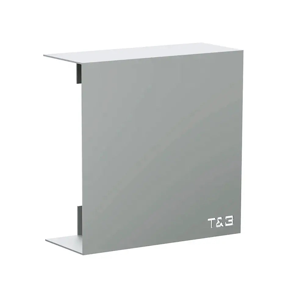 Mensola da doccia portaoggetti in alluminio grigio opaco 25x25 cm | Flam