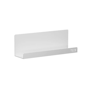 Mensola da bagno in alluminio bianco opaco 30 cm | Tromso