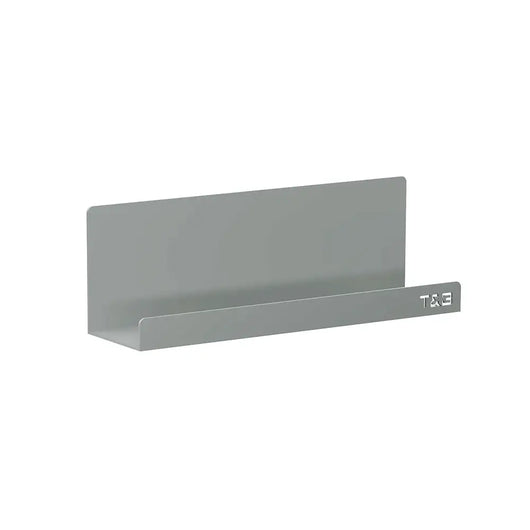 Mensola da bagno portaoggetti in alluminio grigio opaco 30 cm | Tromso