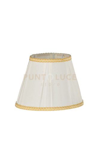 TC 3048 PARALUME DM.25CM  AVORIO E ORO ATTACCO E14