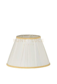 TC 3048 PARALUME DM.40CM  AVORIO E ORO ATTACCO E27