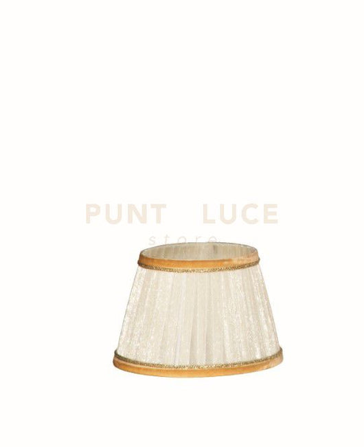 TC 3530 PARALUME DM.16CM AVORIO E ORO ATTACCO E14