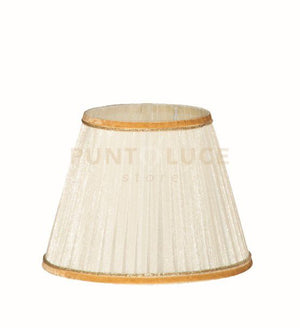 TC 3530 PARALUME DM.25CM AVORIO E ORO ATTACCO E14