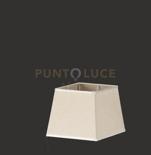 TC 4017 PARALUME L.20CM TORTORA QUADRATO ATTACCO E14