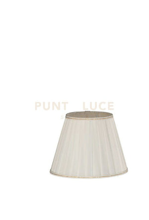 TC 4035 PARALUME DM.25CM AVORIO E ORO ATTACCO E14 PLISSE'